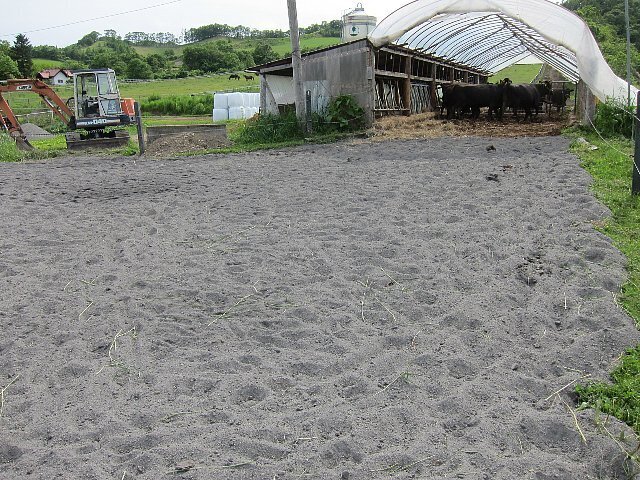 石炭灰20センチ投入