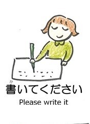 書いてください