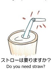 ストローは要りますか？