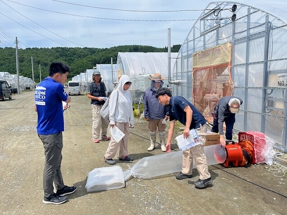 （株）エドビの矢野職員によるアウトサイダーの説明（様似町）