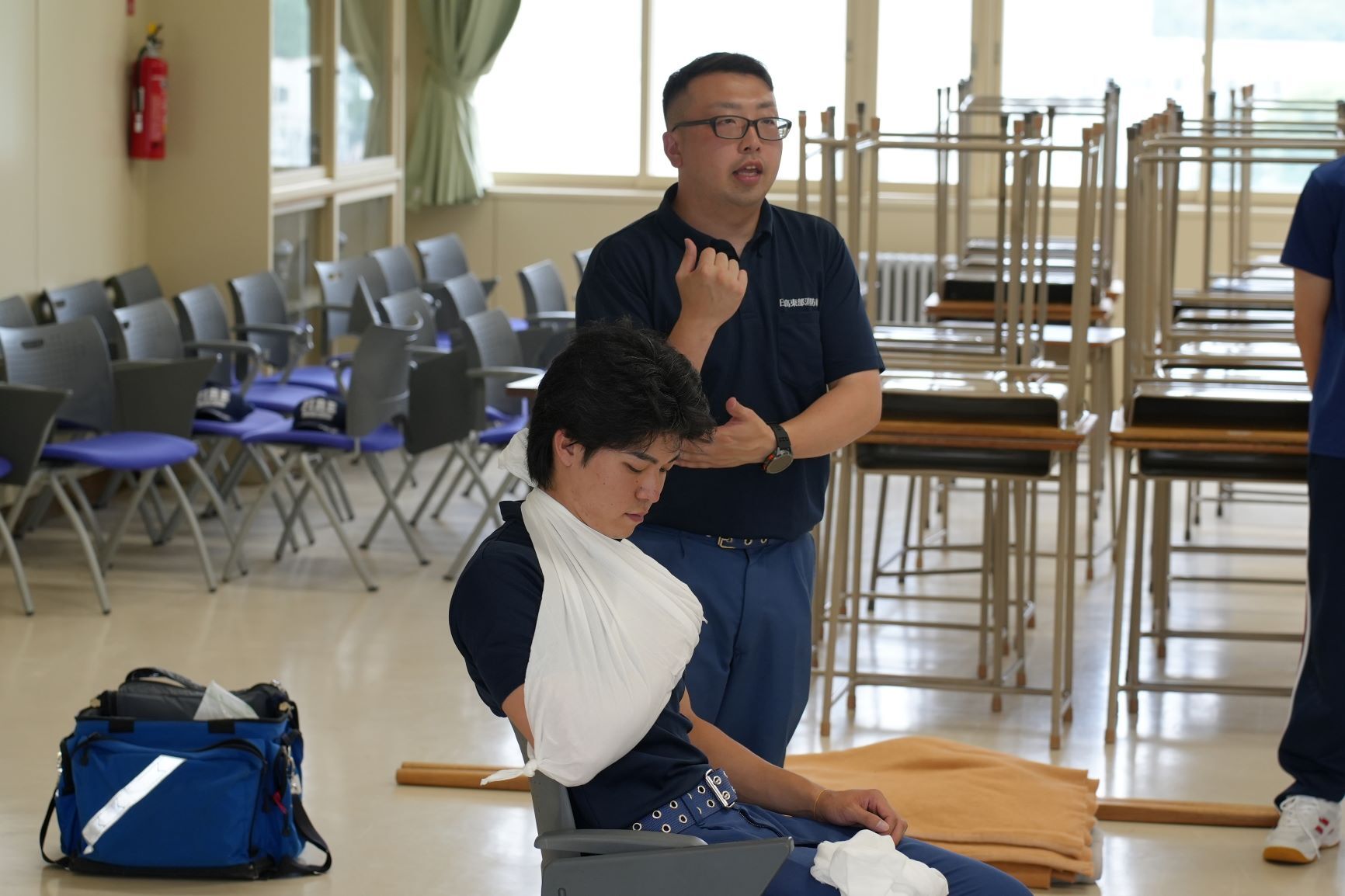 負傷者等の救出・救助訓練